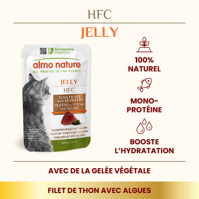 Almo Nature HFC Jelly Thunfischfilet & Algen 55g