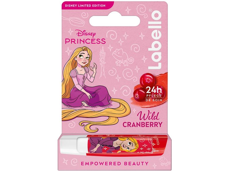 LABELLO Lippenpflege Rapunzel Wild Cranberry 4.8 g Lippenpflege verleiht einen zartroten Glanz und umhüllt die Lippen mit einem fruchtigen Duft
