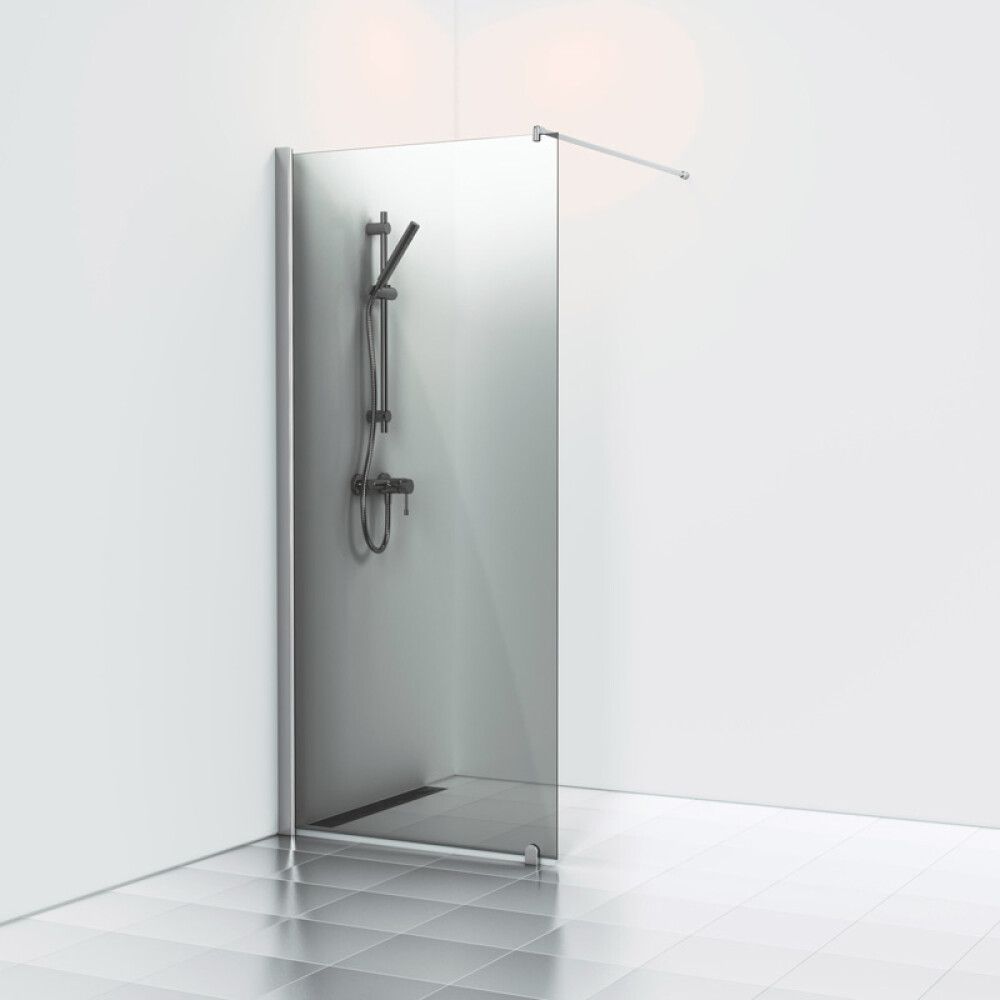 DUSJVEGG SVEDBERGS SKOGA FAST 90CM BLANK ALU/RØYKGLASS