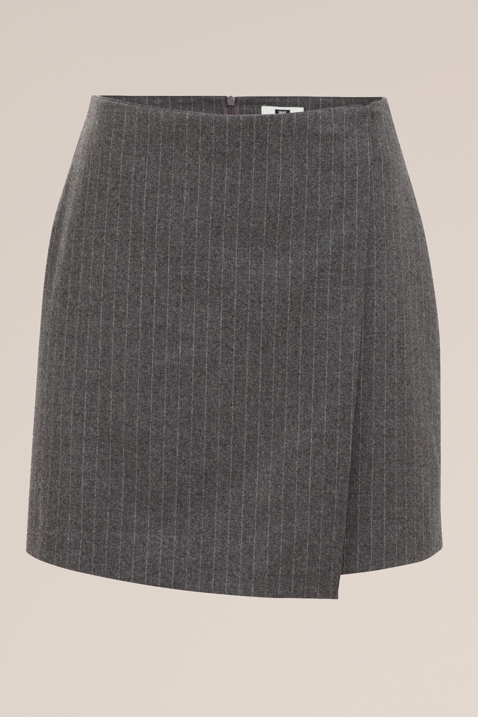 rok met dessin WE Fashion Donkergrijs