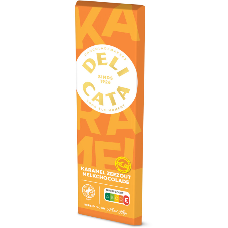 Delicata Reep melkchocolade karamel zeezout