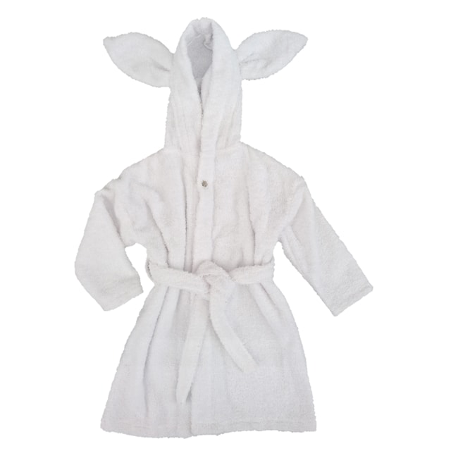 Badekåpe Rabbit, GOTS, Str. 74/80, Hvit, Summerville Organic