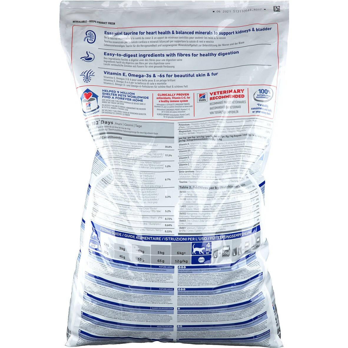 Hill's™ Science Plan™ Chat Adult Mature 7+ Poulet
