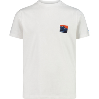 CMP Boys Printed T-Shirt Bianco Kinder