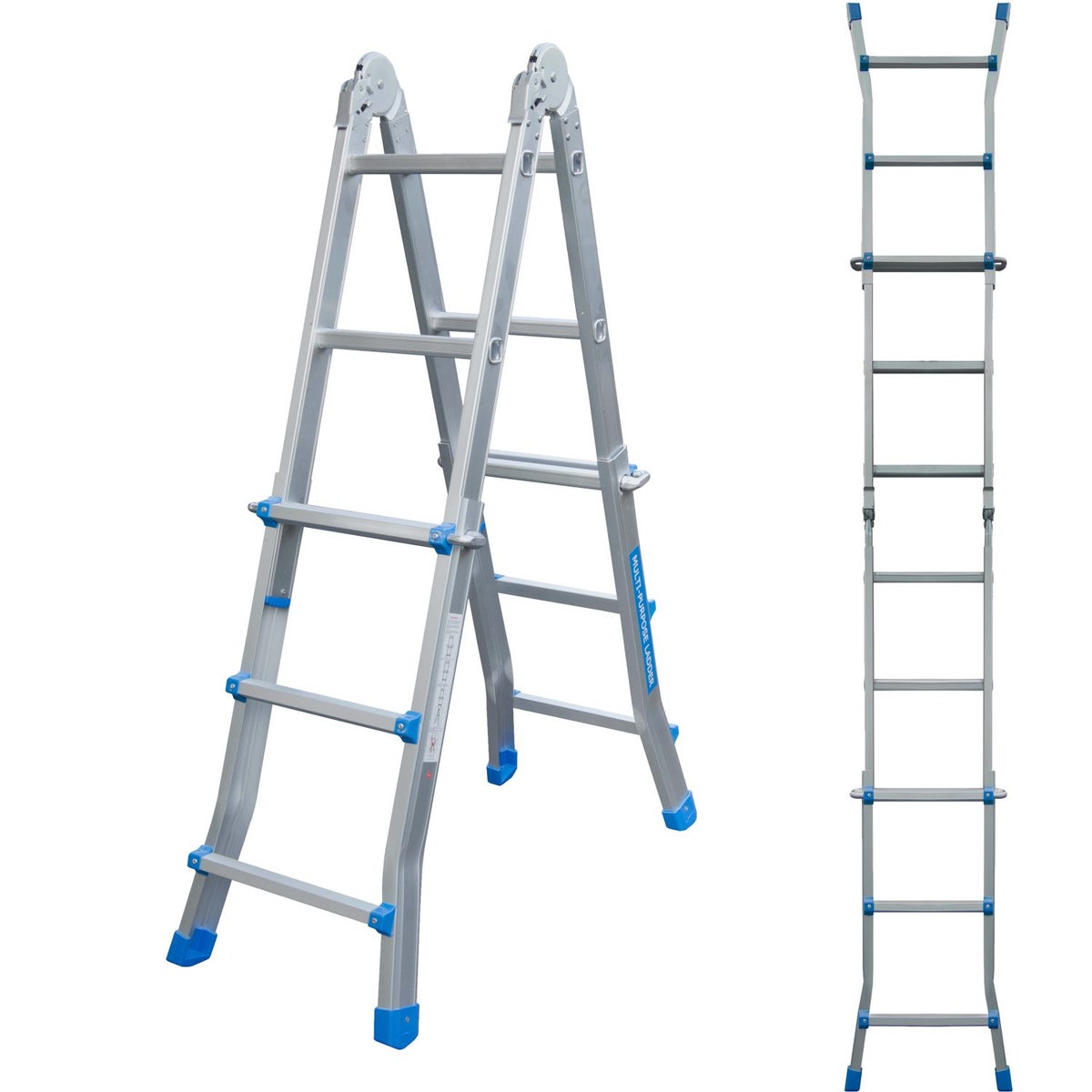 ALDORR Home - 4x3 telescopische multifunctionele ladder - 2,80 m