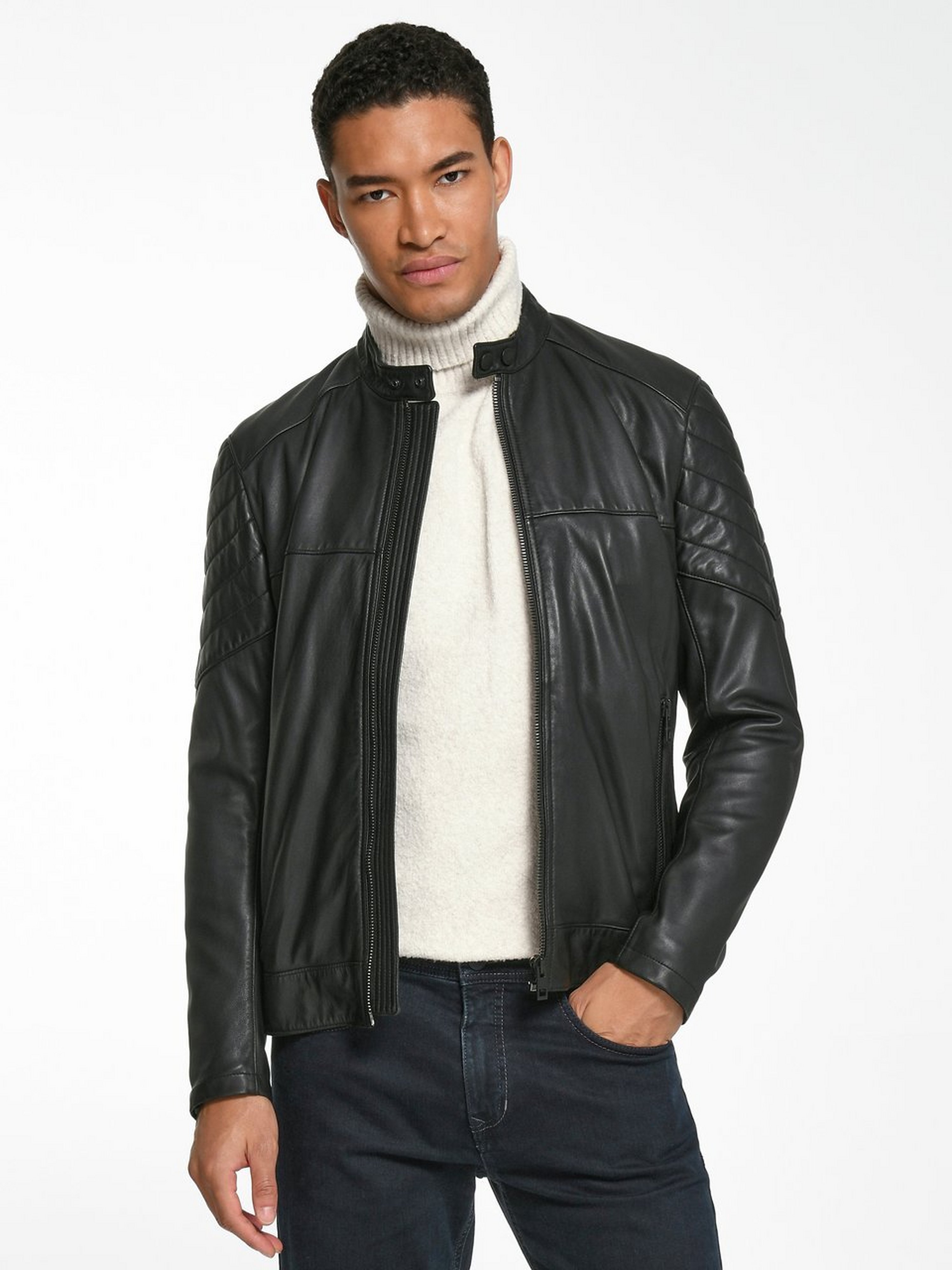 Lederjacke