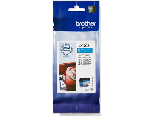 BROTHER - Cartouche d'encre LC427C Cyan Jusqu'à 1500 pages