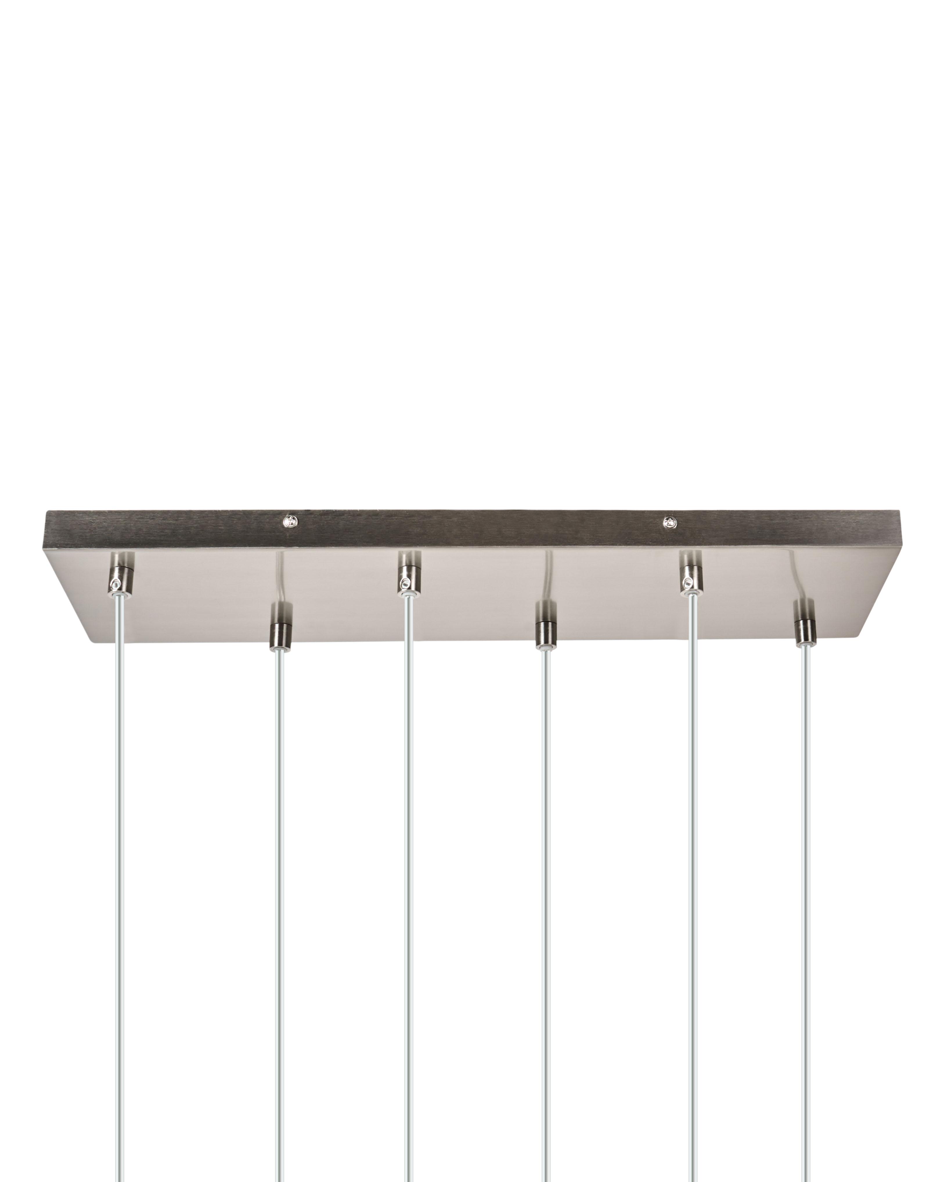 6-lichts hanglamp TUDDI Glas Meerkleurig