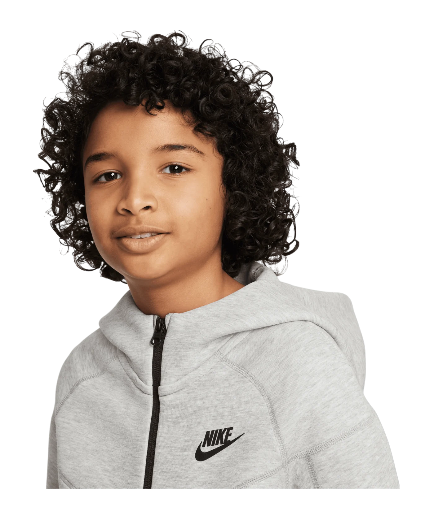 Nike Tech Fleece Jacke Kids Grau Schwarz F063