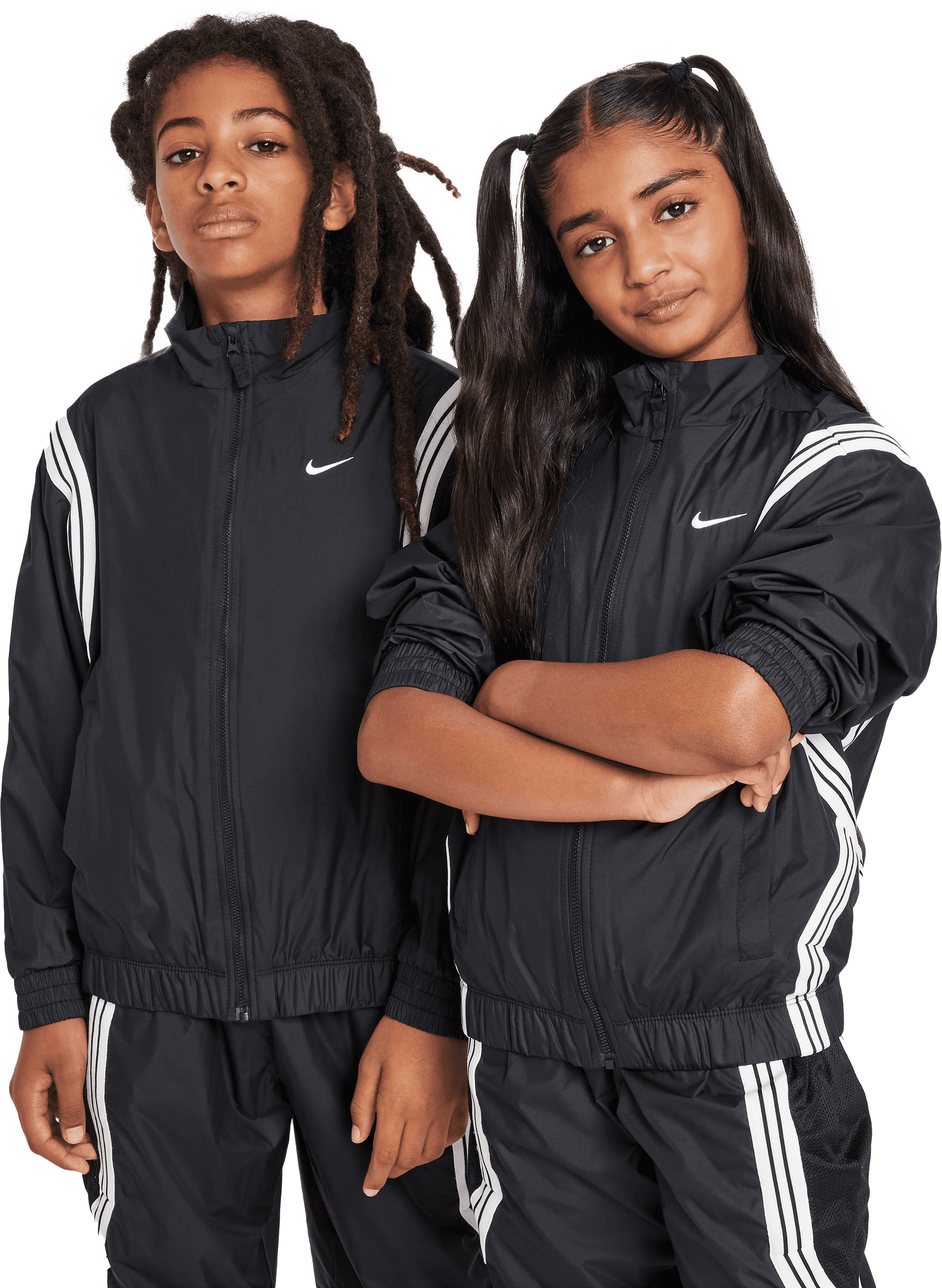 Nike Crossover Jacke Kids Schwarz F010