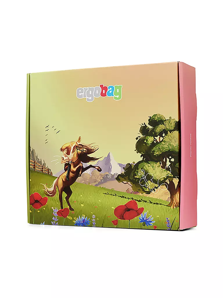 ERGOBAG Fan Box - Pferde hellgrün