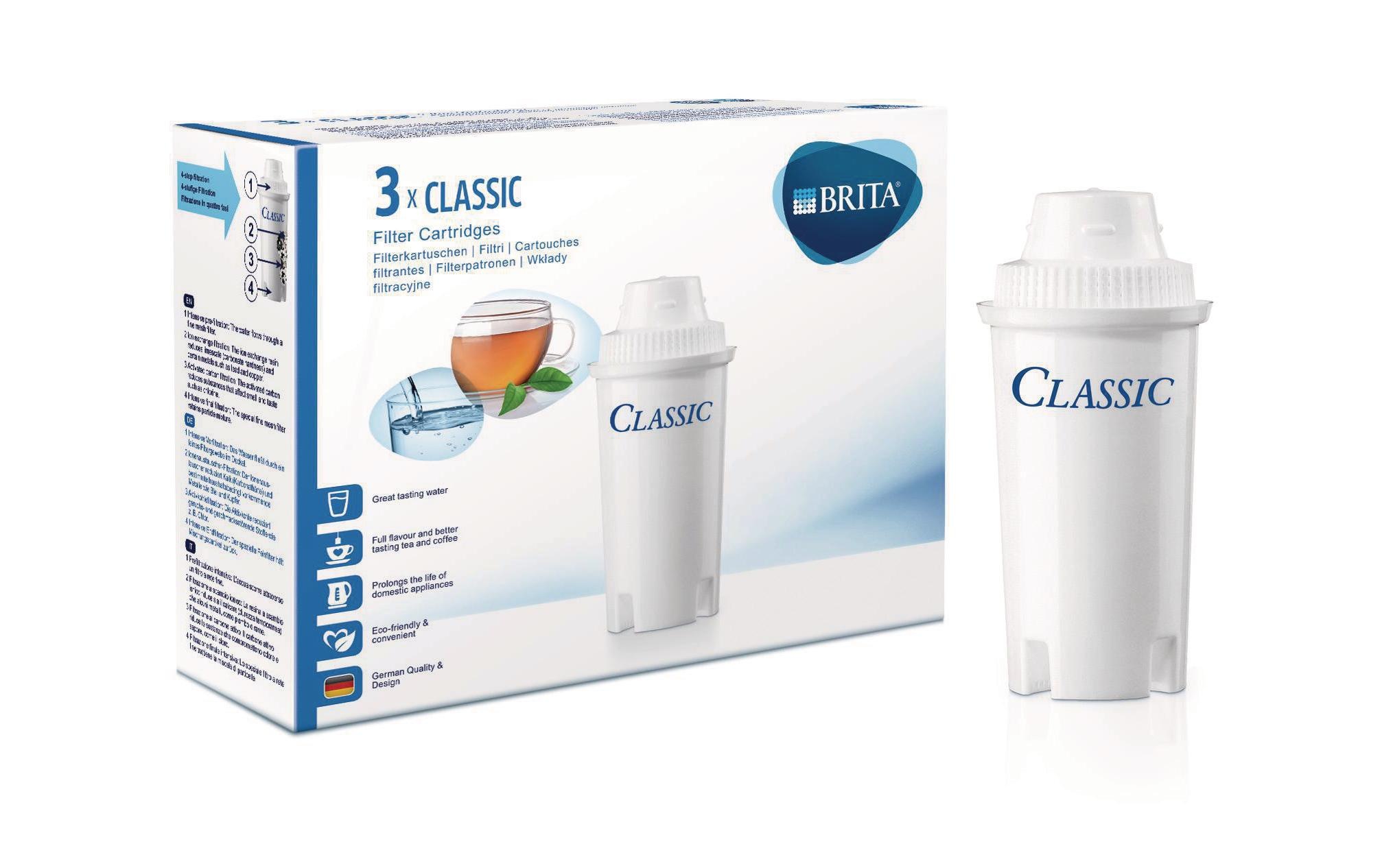 BRITA Wasserfilter »Classic 3er Pack« 3 Stk. tlg.