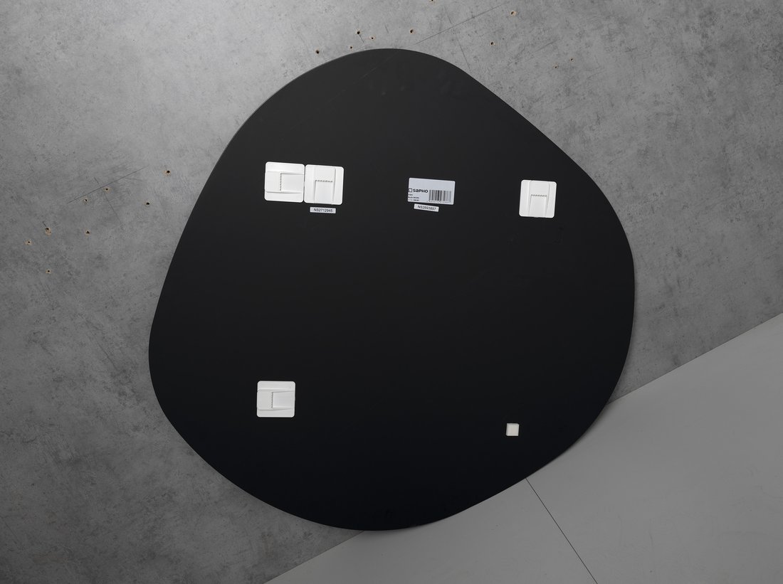Sapho Sten organische spiegel 80x80cm