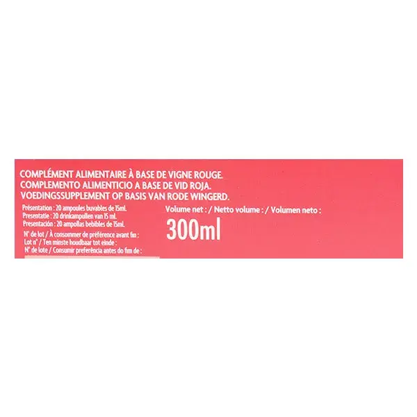 Superdiet Vigne Rouge Bio 20 ampoules