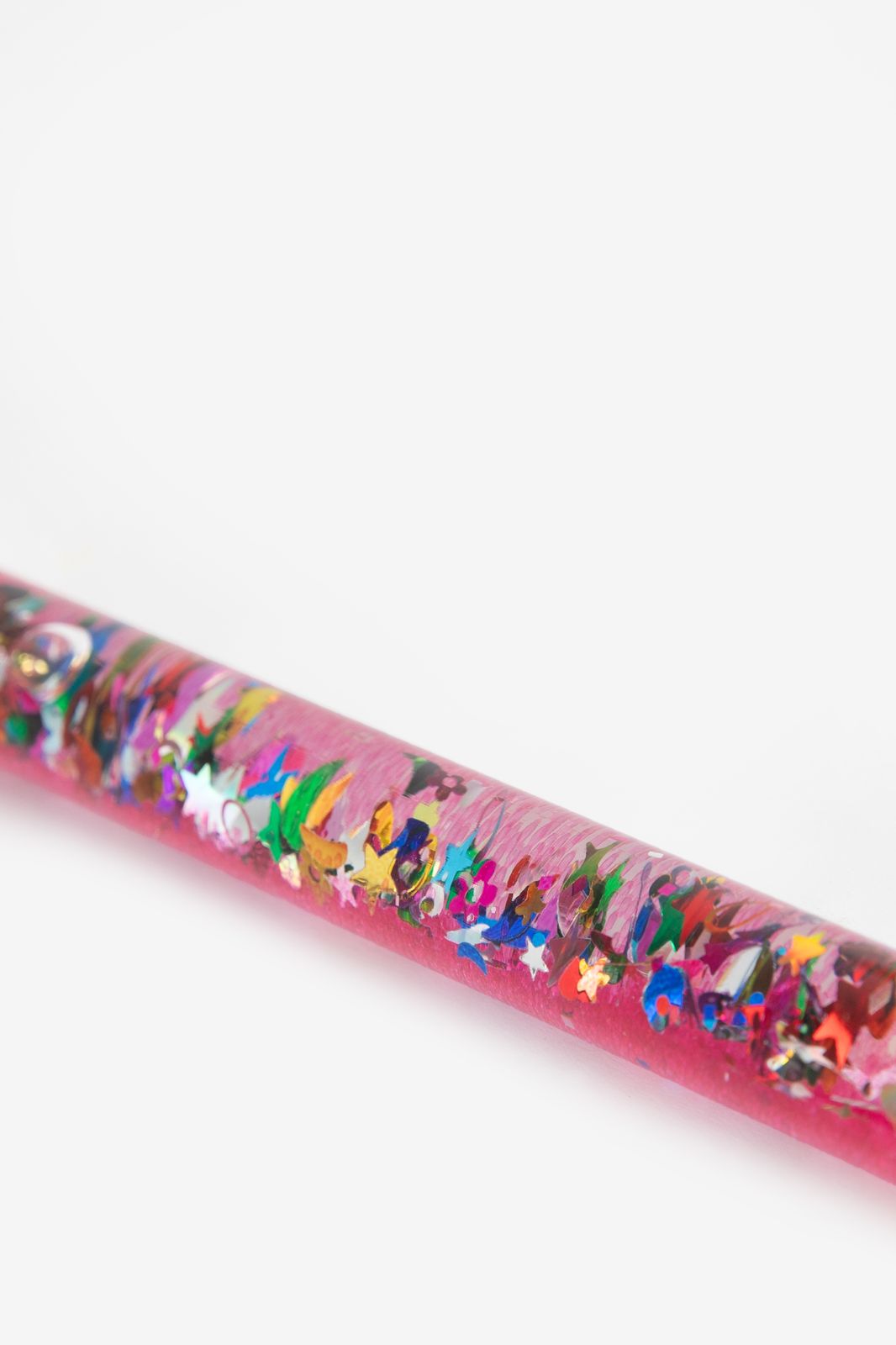 Roze toverstaf met sterrenstof