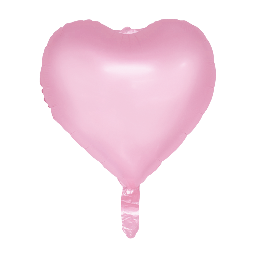 Valentijnsdag Helium Ballon Roze Pastel Leeg 45cm