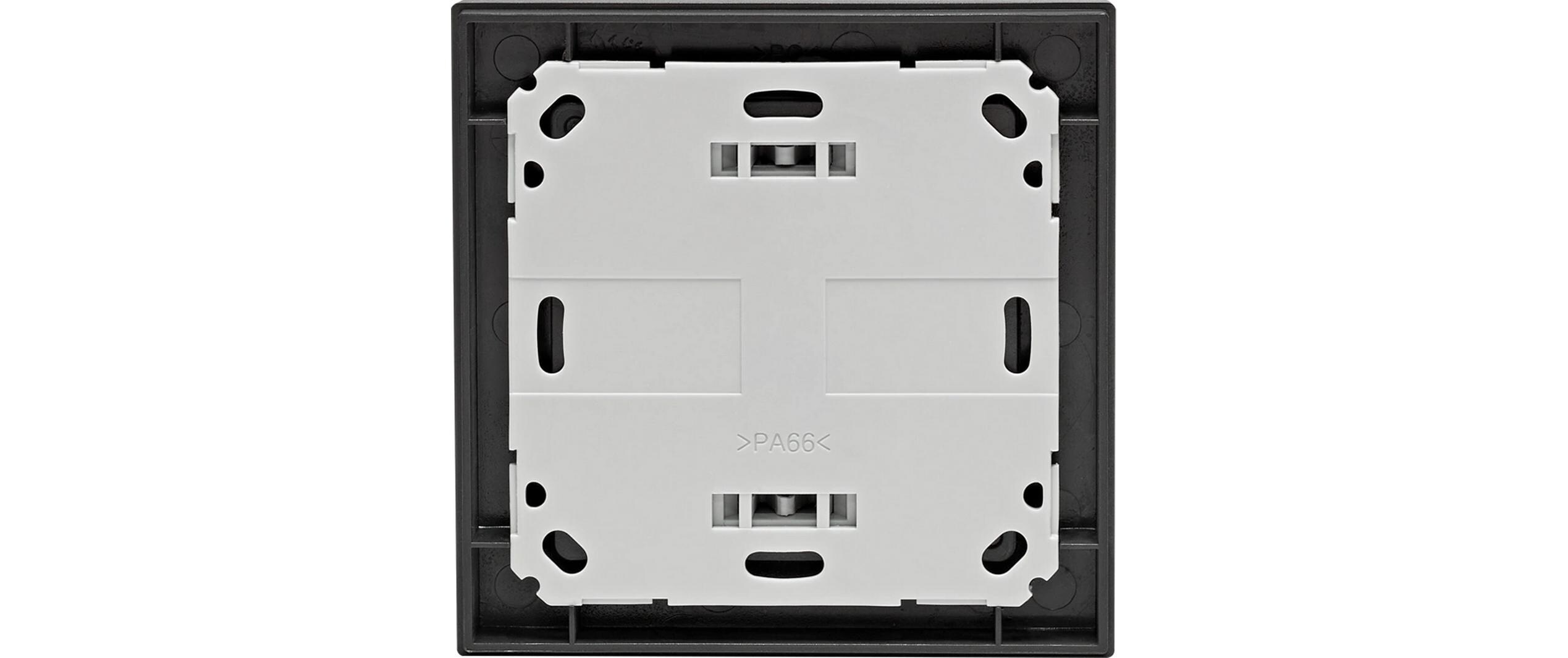 Funk-Temperatur- und Luftfeuchtigkeitssensor - AnthrazitSmart Home Temperatur- und Luftfeuchtigkeitssensor mit Display – HmIP-STHD-A