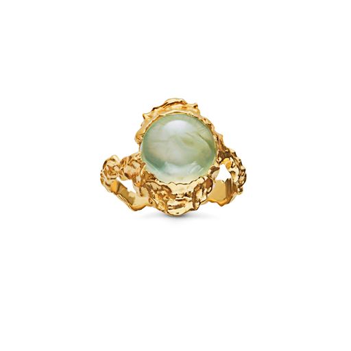 Maanesten Gudinde Ring, Prehnit, 57