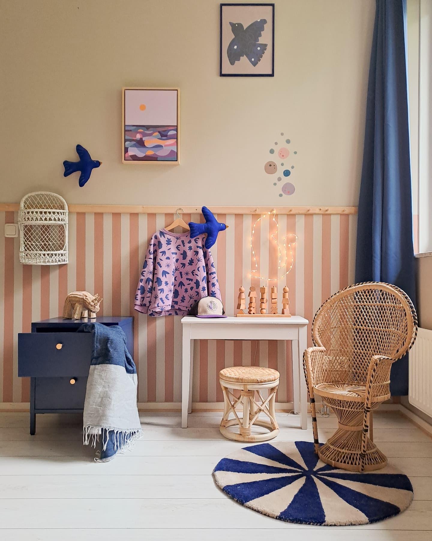 Plaid HALEDE 130 x 170 cm Blauw