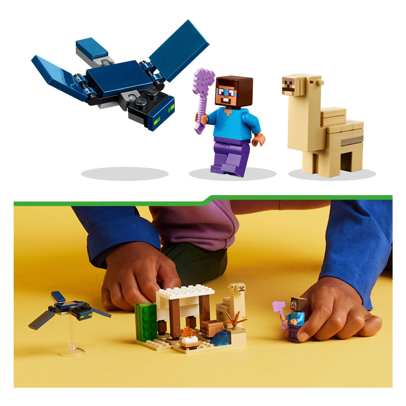 LEGO Minecraft 21251 Steve's Woestijnexpeditie