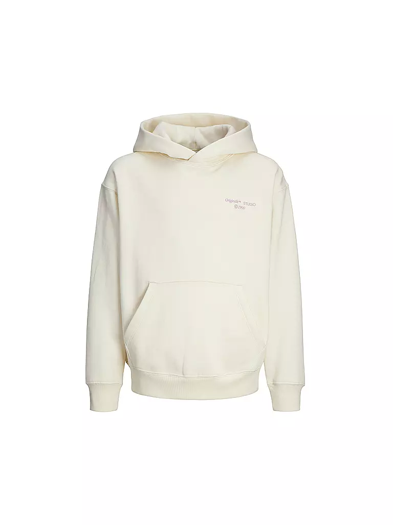 JACK & JONES Jungen Kapuzensweater - Hoodie JORNOHO  weiss
