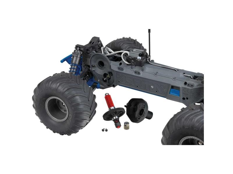 Arrma Monster Truck Gorgon MEGA 550 RWD Blau, ARTR, 1:10 2WD Monstertruck mit Heckantrieb