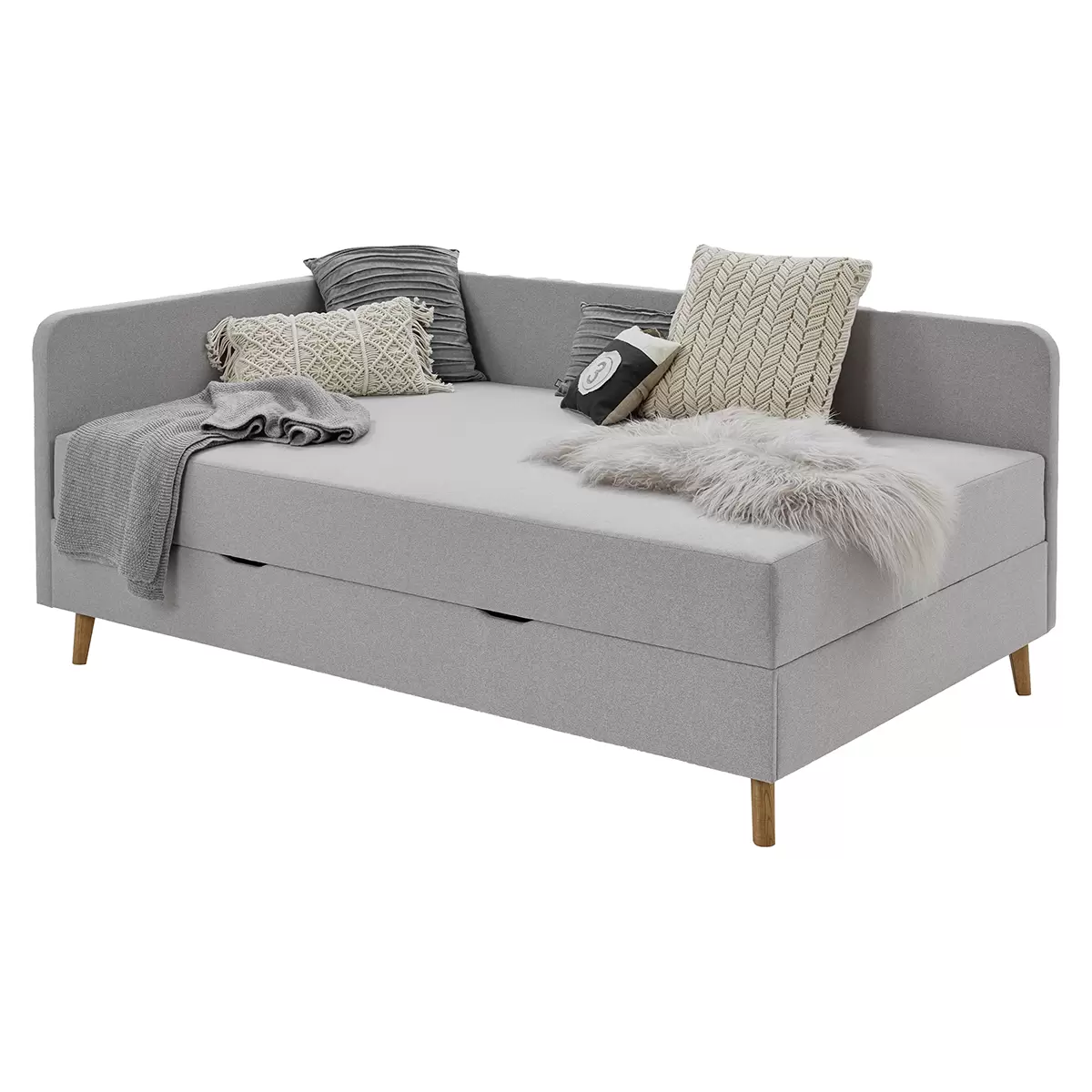 Polsterliege Cabana 90x200 Grau