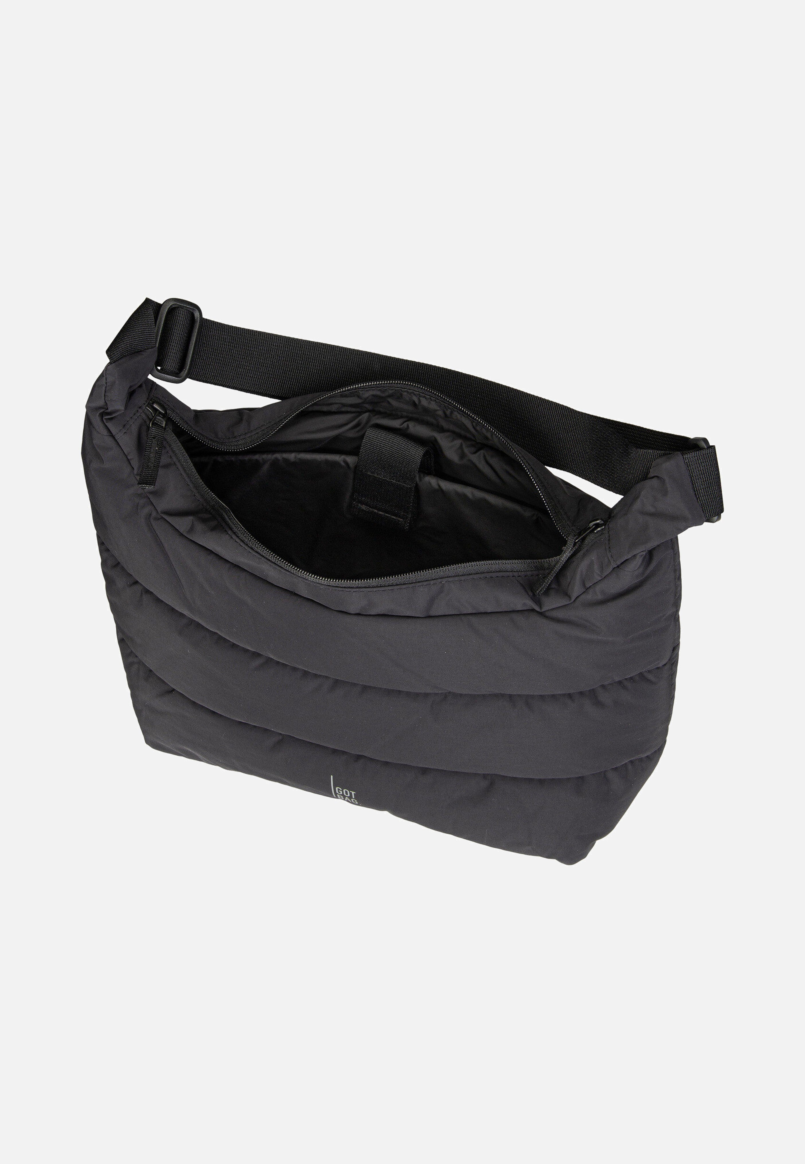 Puffer Square Bag Large Monochrome Black - Hobo Bag