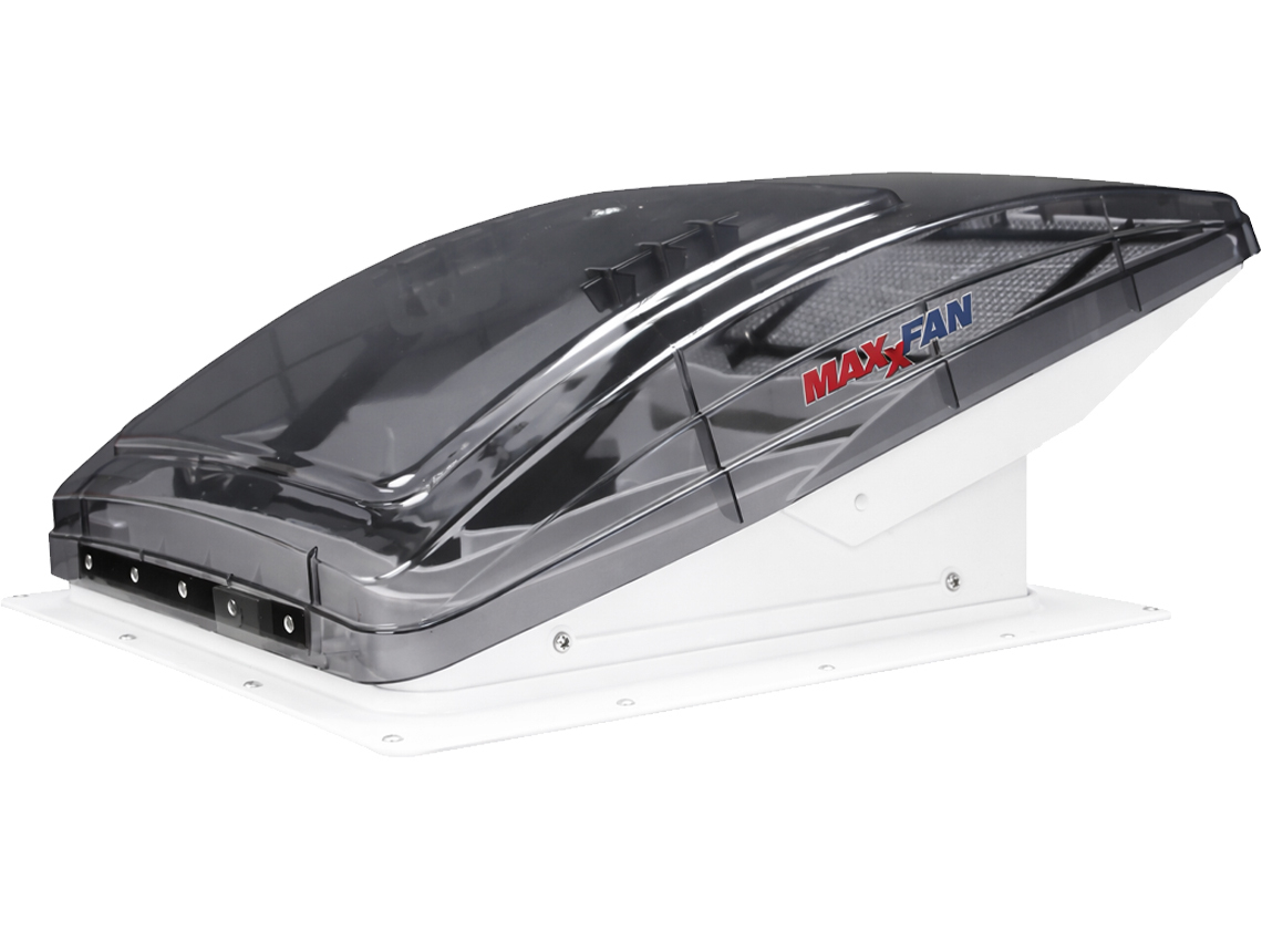 Maxxfan Deluxe 40 x 40 dakluik met ventilator - transparent