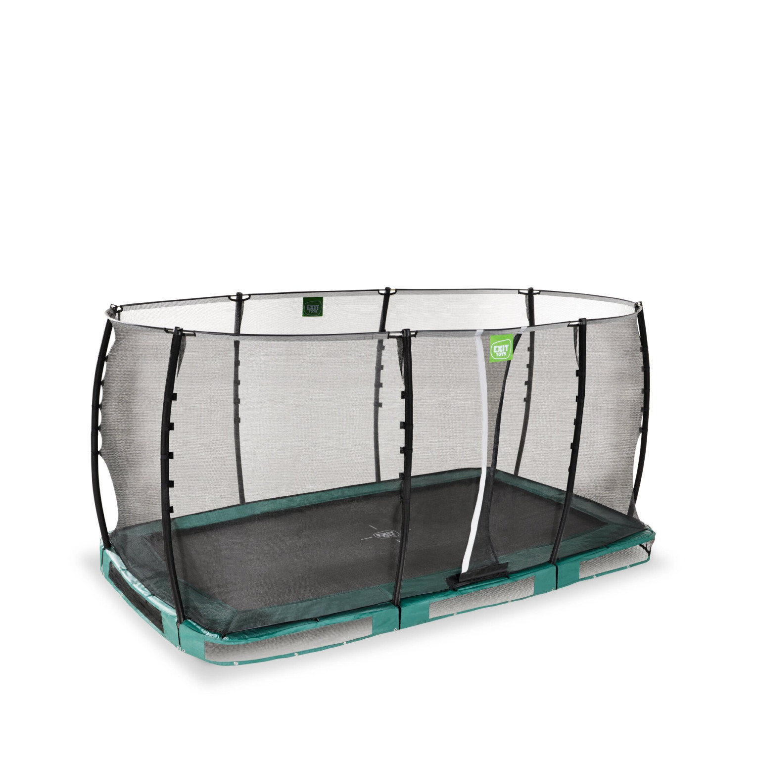 EXIT Allure Classic inground trampoline 244x427cm - groen