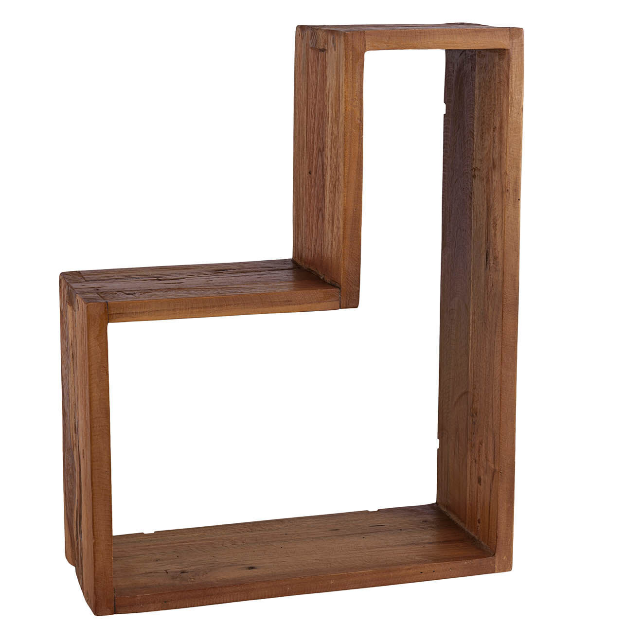 Macabane Étagère murale L sixtine Alida marron - 45x15x15 cm