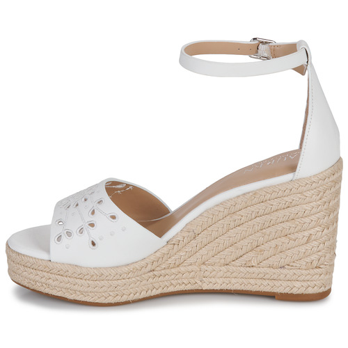 Lauren Ralph Lauren - HAANA-ESPADRILLES-WEDGE Blanco