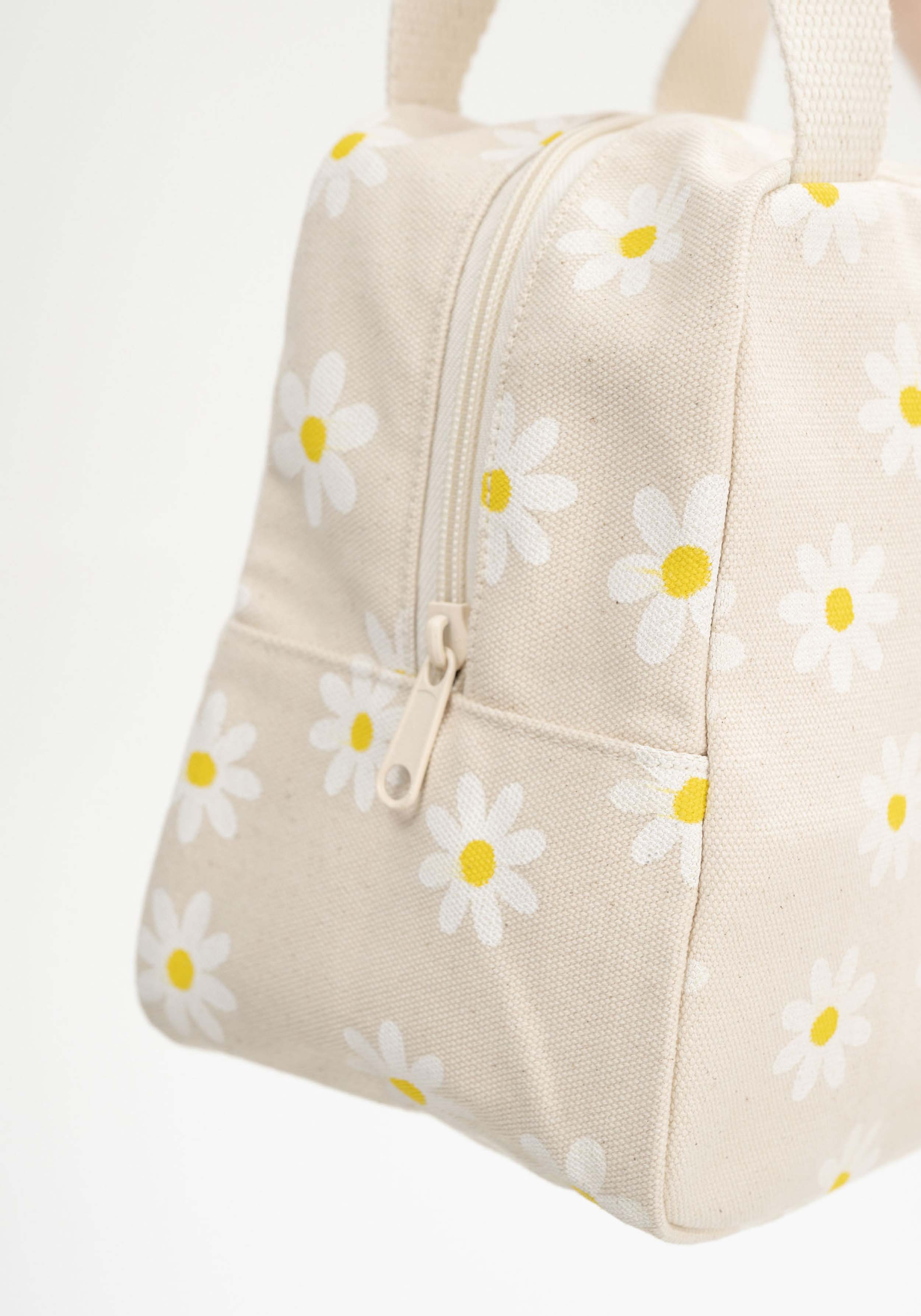 Mela Organizer Tasche Medium Jasmeet Greige/Daisy Print