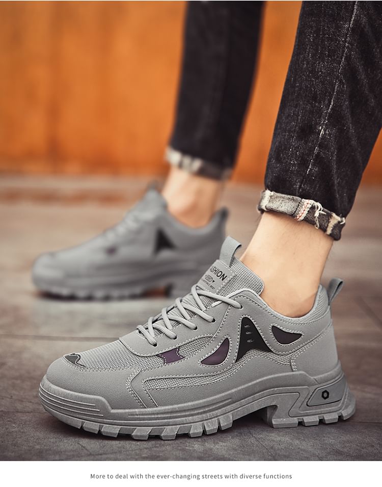HANO - Applique veter-platform sneakers