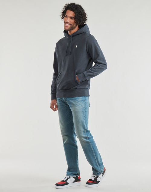 Polo Ralph Lauren - SWEATSHIRT EN MOLLETON Negro / Lavado / Descolorido / Negro