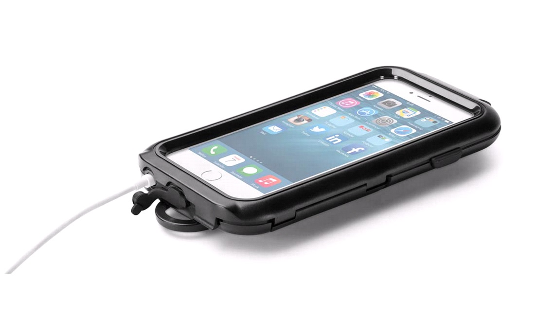 iPhone 6+7+8 cover med cykelbeslag