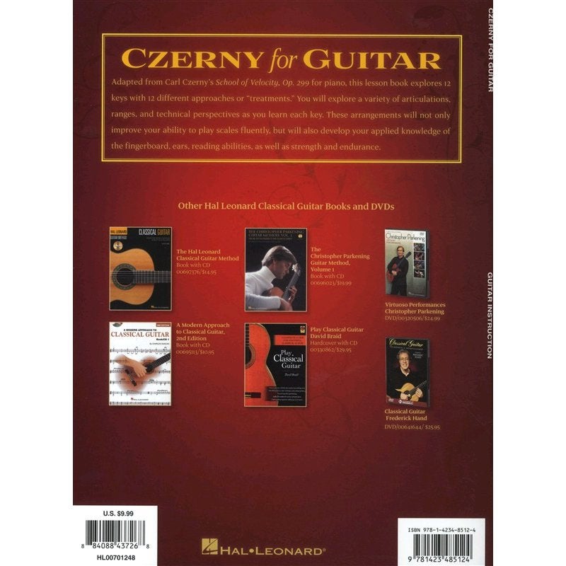 Hal Leonard - Czerny for Guitar - 12 Scale Studies