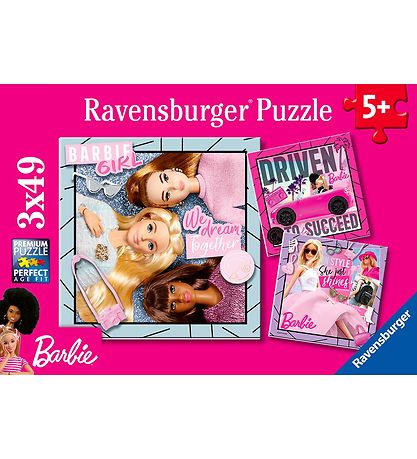 Ravensburger Puzzlespiel - 3x49 Teile - Barbie