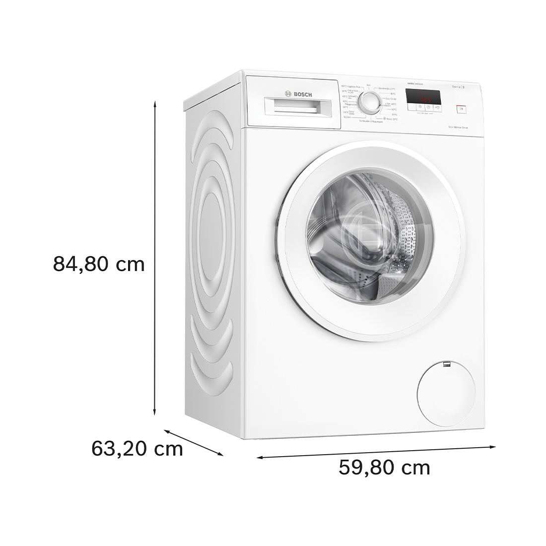 Bosch WGE0340VCH 8kg Waschmaschine A