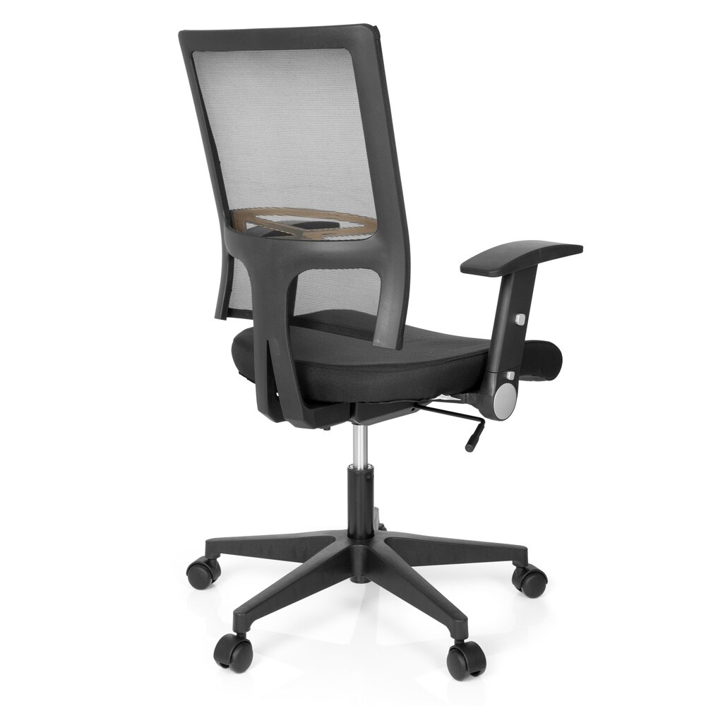 Home Office Bürostuhl OFFICE R8 Stoff/Netzstoff mit abklappbaren Armlehnen hjh OFFICE