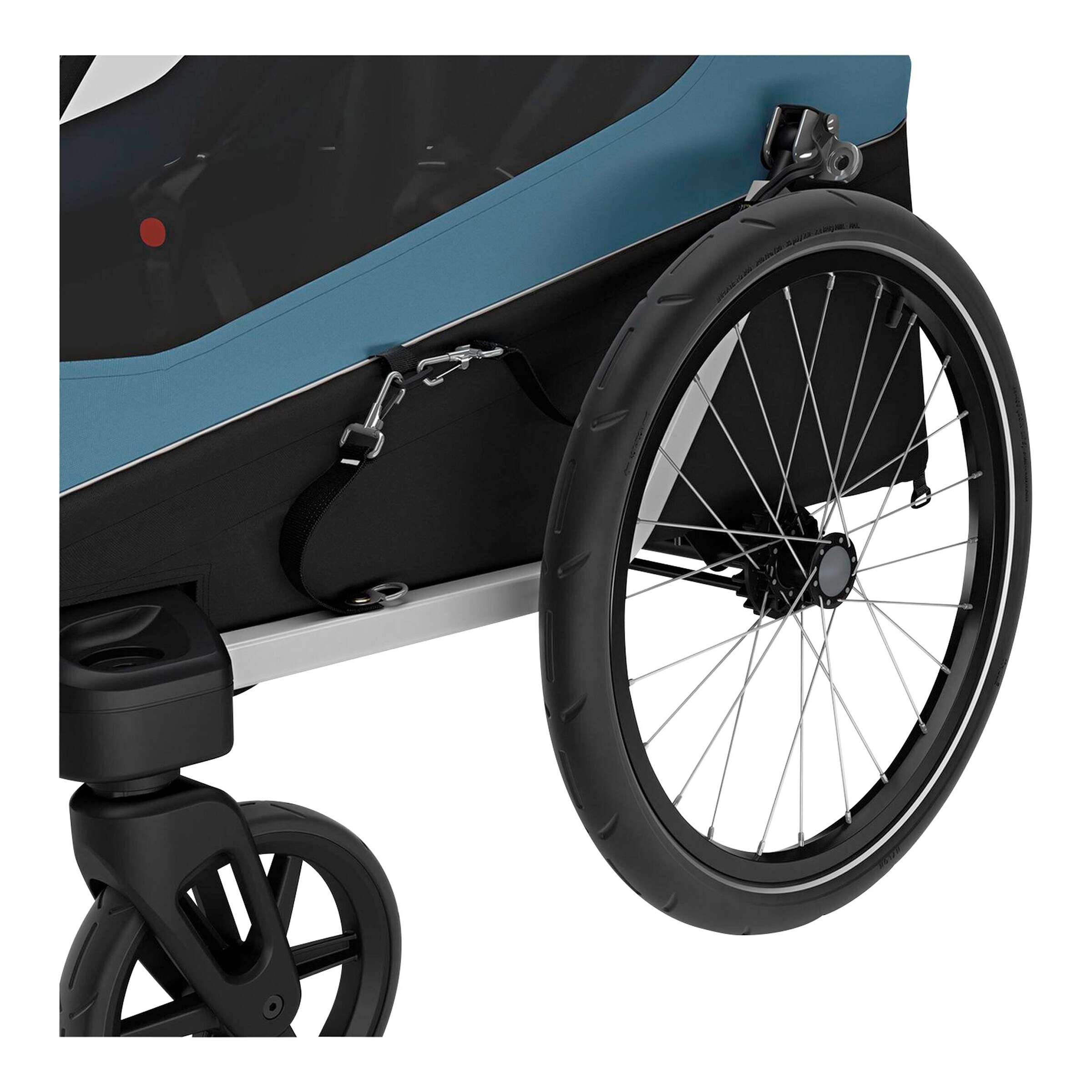 Thule Courier Fahrradanhänger aegean blue