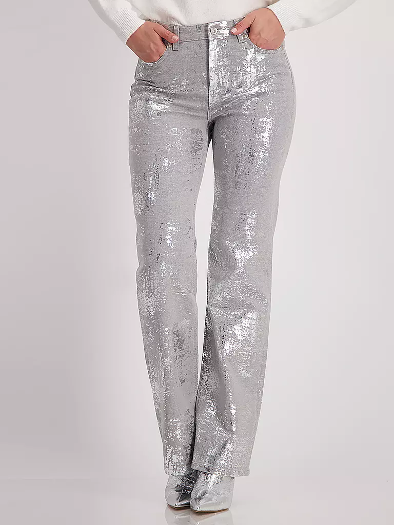 MONARI Marlenehose silber