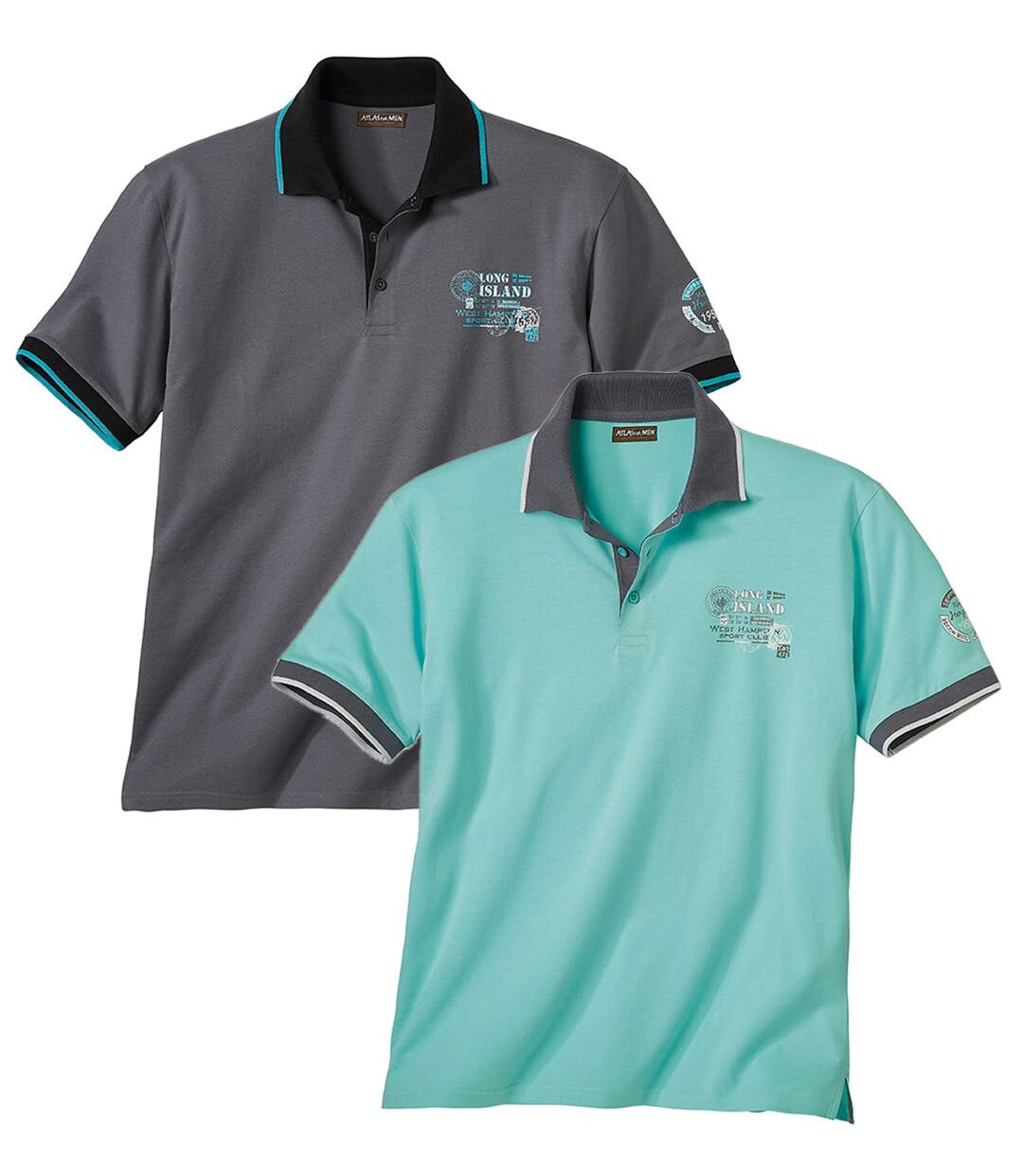 Lot de 2 Polos Long Beach