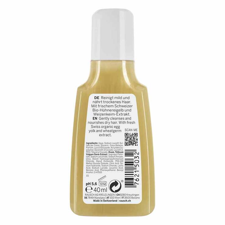 Rausch Nähr-Shampoo mit Ei-Öl, 40 ml