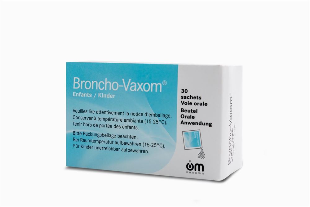BRONCHO-VAXOM Gran Kind Btl 30 Stk<br>30 Stück, Beutel, Granulat zur Herstellung einer Lösung zum Einnehmen