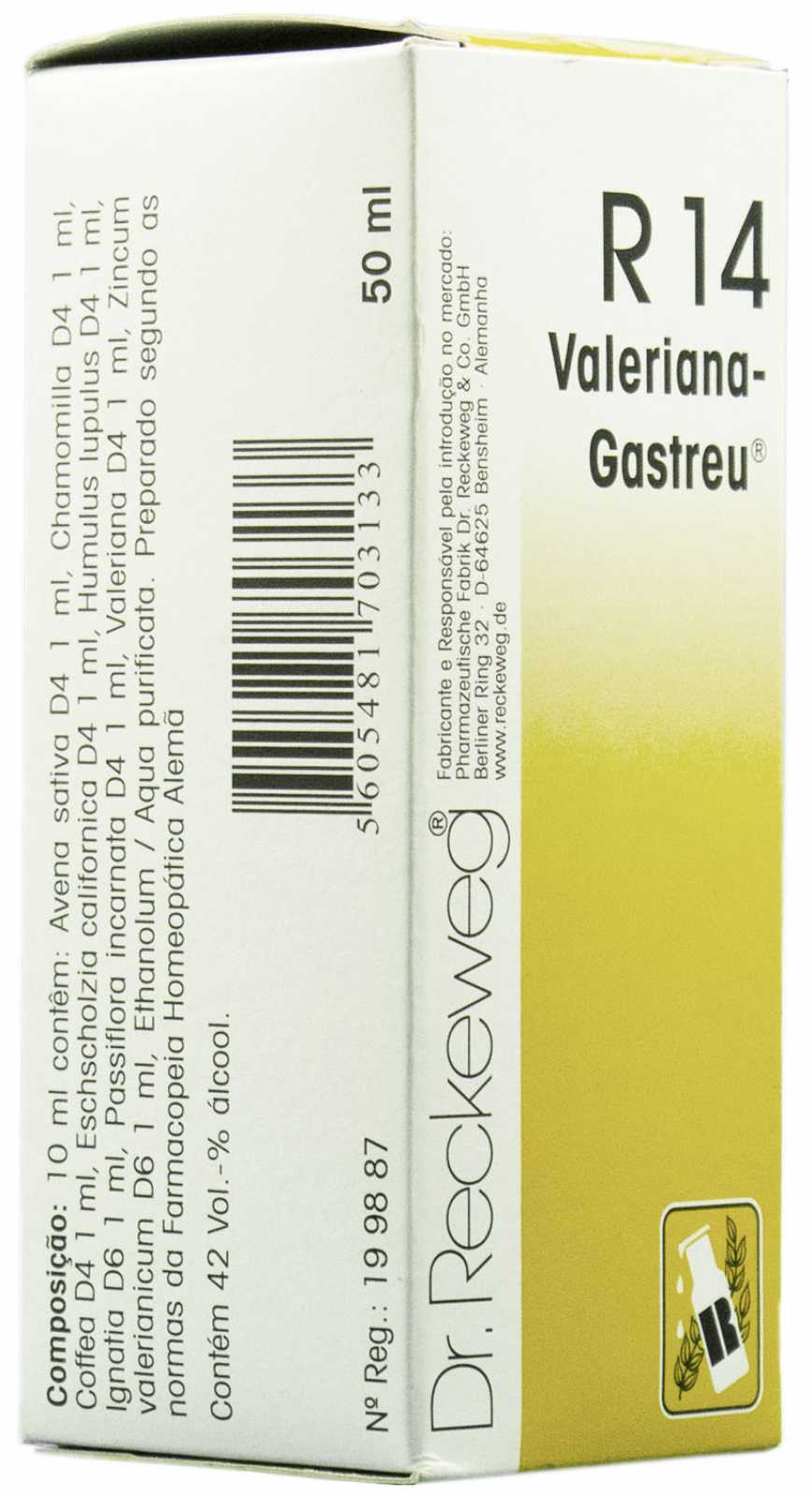 Reckeweg R14 Valeriana-Gastreu 50ml