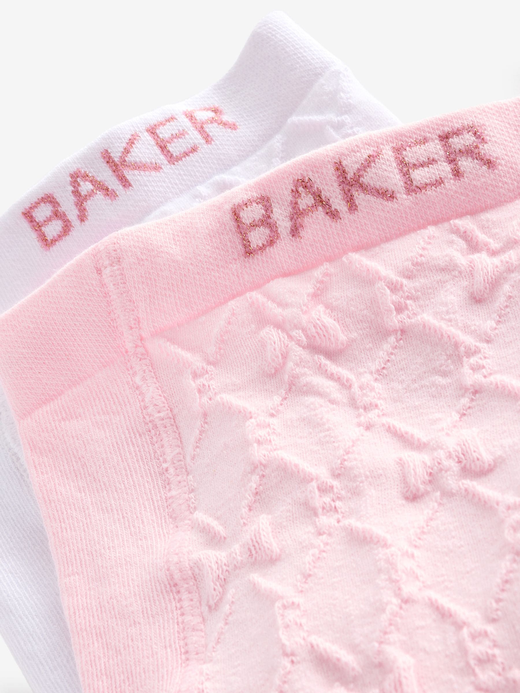 Roze/crème - Baker by Ted Baker panty's verpakking van 2