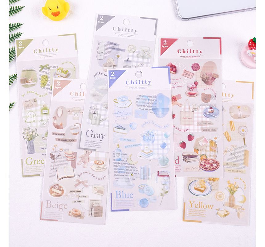 OH.LEELY - Bloemen PVC-sticker (verschillende ontwerpen)