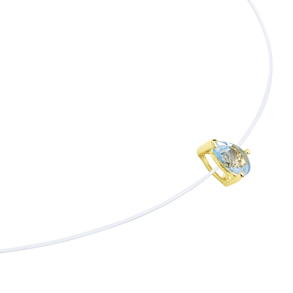 Collier Or Jaune Gorgones Topaze
