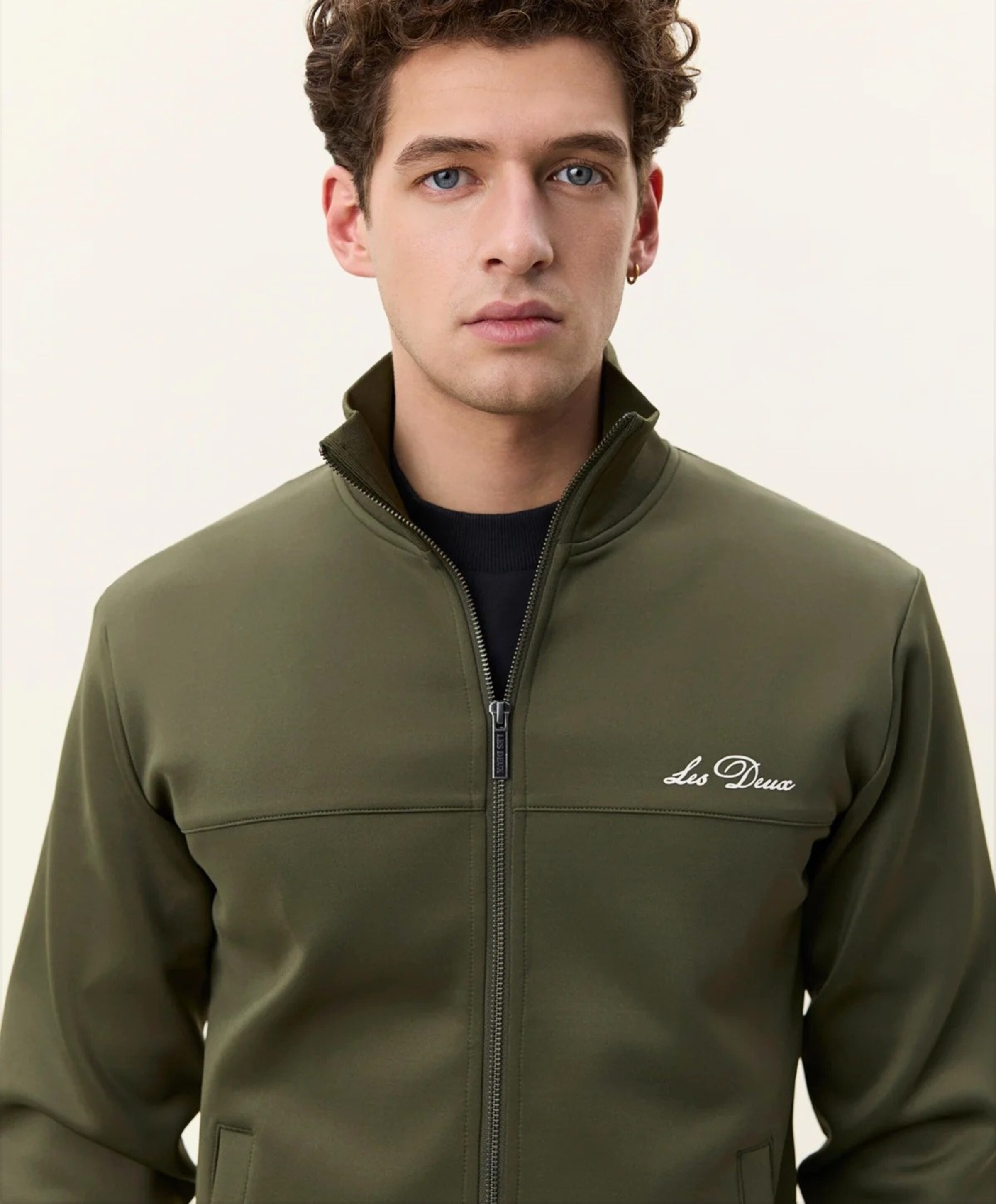 Les Deux Heren vest groen